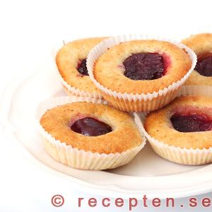 Goda saftiga plommonmuffins - enkla att göra plommonmuffins