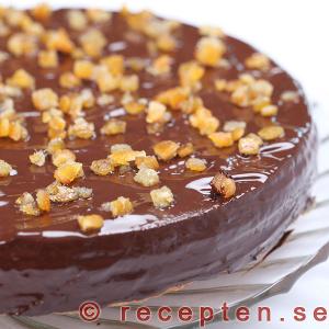 Apelsinchokladkaka - en god kaka med apelsin och choklad Apelsinchokladkaka