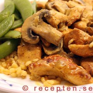 Thailändsk currykyckling Thailändsk currykyckling
