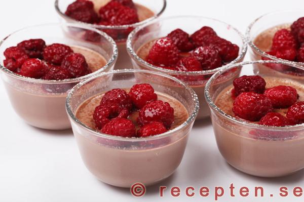 chokladpannacotta