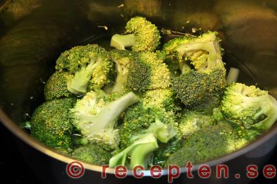 koka broccoli-buketterna