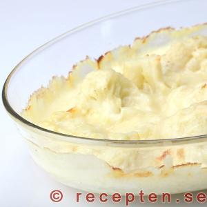 Blomkålsgratäng, gott och LCHF blomkålsgratäng