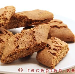 Lättbakade Pepparkakssnittar pepparkakssnittar