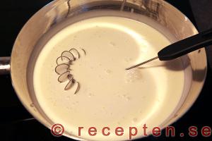 instruktion steg 3 kokospannacotta