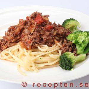 Italiensk köttfärssås Italiensk köttfärssås