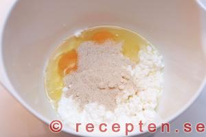 keso, fiberhusk, ägg