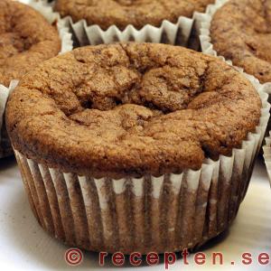 Chokladmuffins LCHF - mycket goda muffins utan vetemjöl eller strösocker! Chokladmuffins LCHF och glutenfria