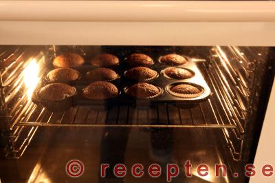 chokladmuffins LCHF i ugnen