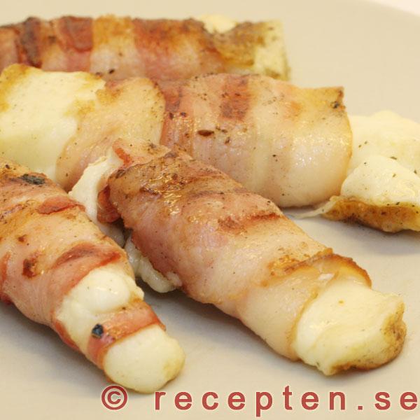 Recept på Baconinlindad halloumi baconinlindad halloumi