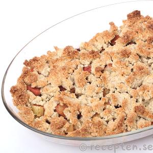 Rabarberpaj LCHF rabarberpaj LCHF