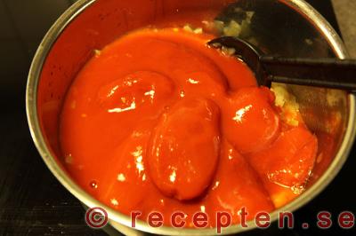instruktion steg 3.1 lammfärsbullar i tomatsås