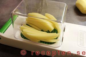 instruktion steg 2.2 pommes frites
