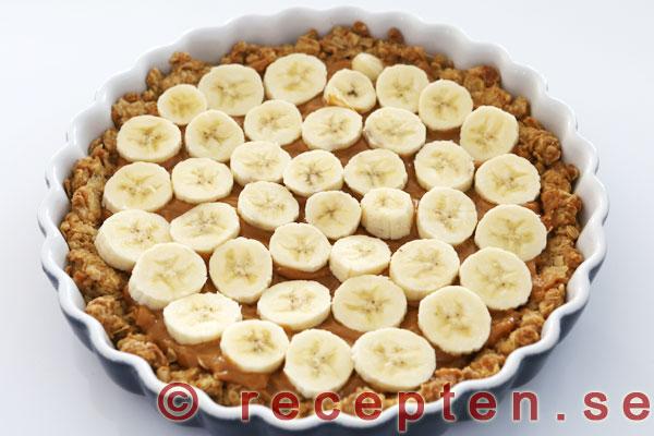 instruktion steg 6.2 banankolapaj / banoffee pie