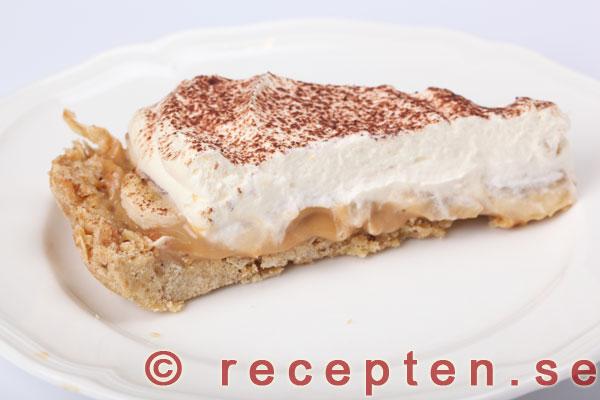 instruktion steg 7.4 banankolapaj / banoffee pie