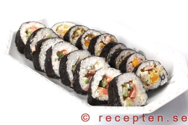 Otroligt goda Sushirullar - Maki sushi sushirullar maki sushi