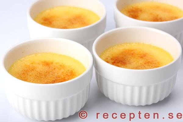 Klassisk Crème brûlée crème brûlée