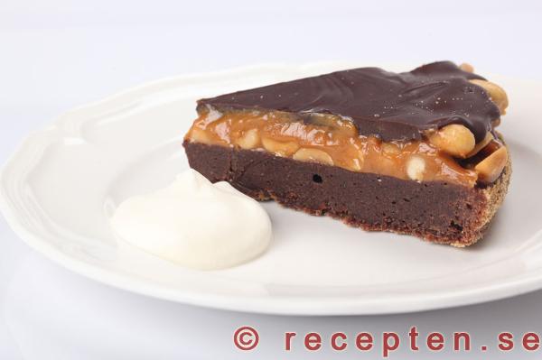 Otroligt god Snickerskladdkaka snickerskladdkaka