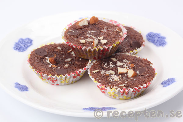Minichokladmuffins minichokladmuffins