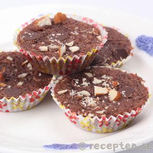 Minichokladmuffins minichokladmuffins