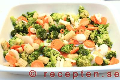 broccoli och wokgrönsaker
