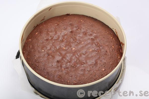 färdiggräddad browniecheesecake