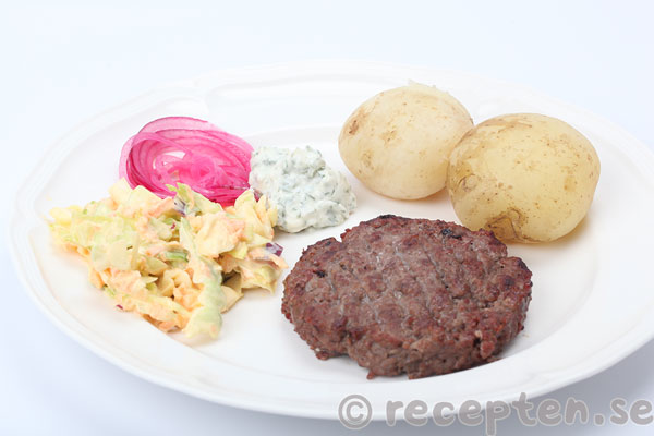 Grillade burgare med tillbehör grillade burgare