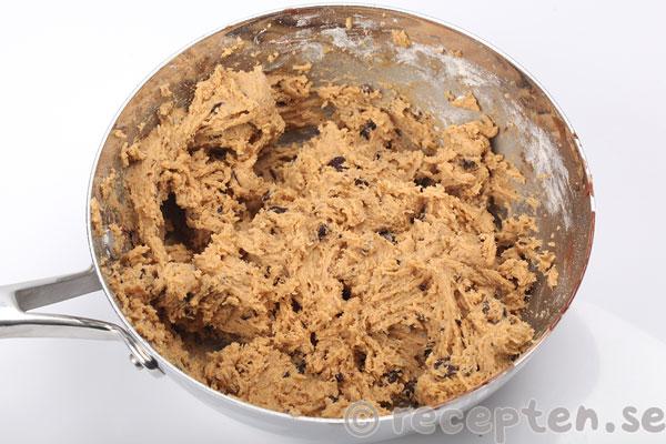 kladdkaka cookie dough steg 9: cookie dough smeten klar