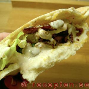 Kebab i pitabröd Kebab i pitabröd