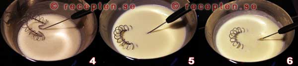 Hur man gör pasta med skinksås steg 4-6 Skinksås steg 4-6