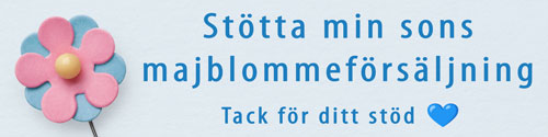 Stötta min sons majblommeförsäljning